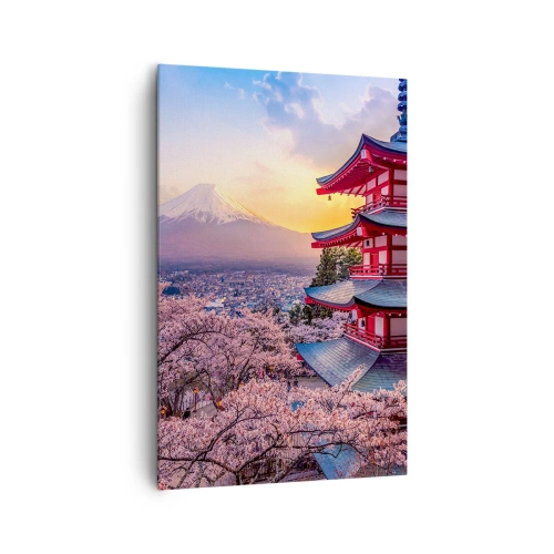 Lærredstryk - Billede på lærred - Essensen af ​​den japanske ånd - 80x120 cm