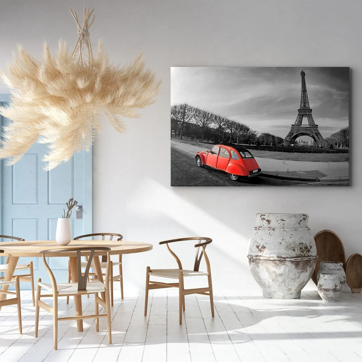 Lærredstryk - Billede på lærred - Mere parisisk end Paris selv - 100x70 cm