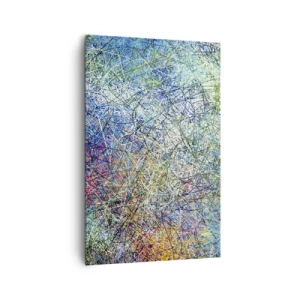 Lærredstryk - Billede på lærred - Så enkelt er det ikke - 80x120 cm