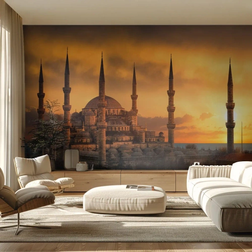 Fototapet på mål Premium Sand - Gud er stor - Arkitektur, Moske, Istanbul