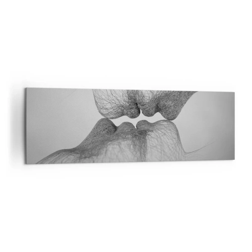 Lærredstryk - Billede på lærred - Vindens kys - 160x50 cm