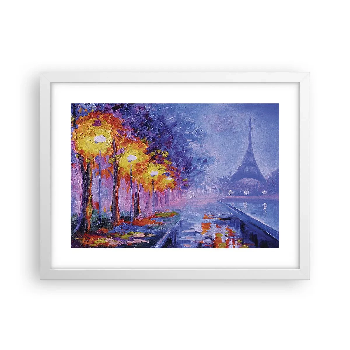 Plakat i hvid ramme - En drømmevandring - 40x30 cm