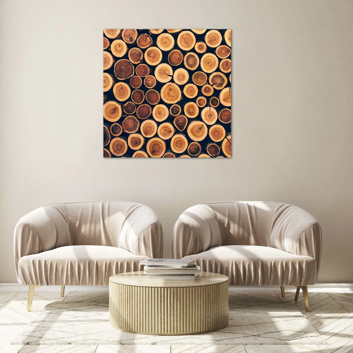 Billede på glas - Hvor gammel ser jeg ud? - 30x30 cm