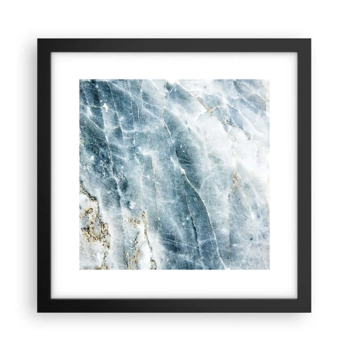 Plakat i sort ramme - Isverden - 30x30 cm