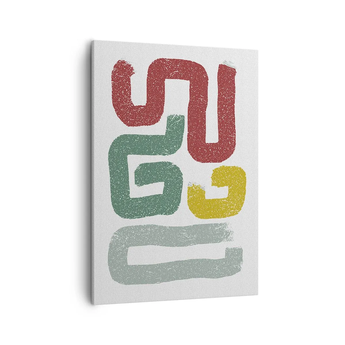Lærredstryk - Billede på lærred - På et ukendt sprog - 50x70 cm