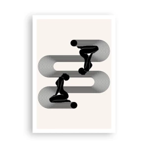 Plakat - Sensuel symmetri - 70x100 cm