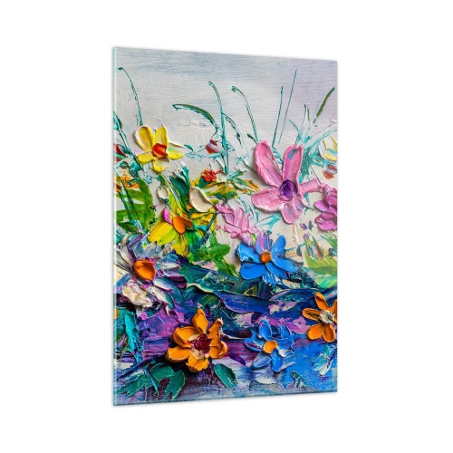 Billede på glas - Overhovedet ikke et stilleben - 50x70 cm