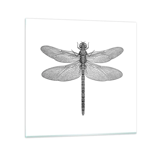 Billede på glas - Præcision i naturen - 30x30 cm