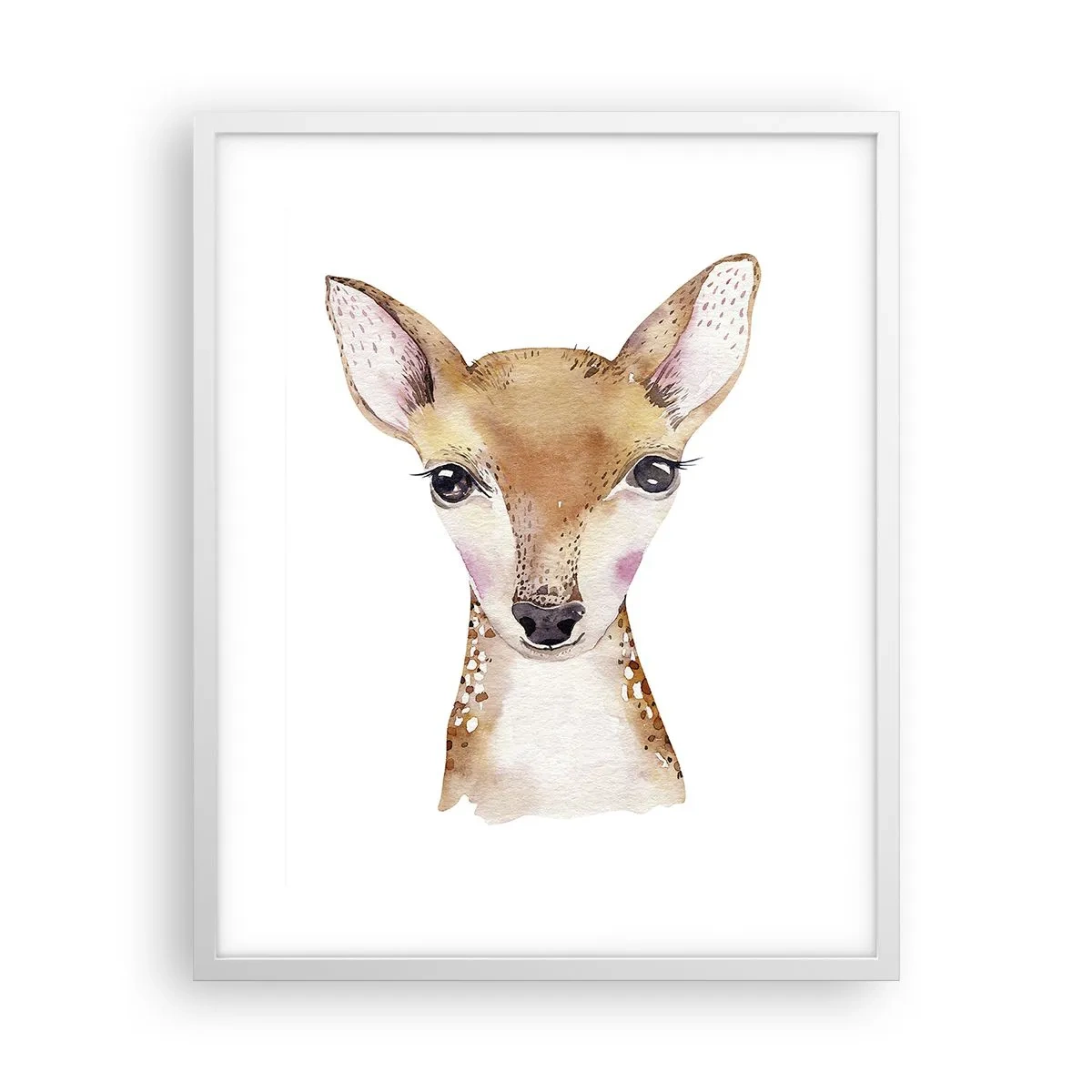 Plakat i hvid ramme - Uskyldighedens natur - 40x50 cm