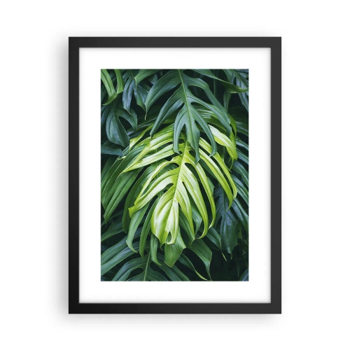 Plakat i sort ramme - Fordyb dig i friskhed - 30x40 cm