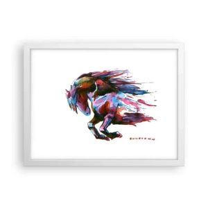 Plakat i hvid ramme - I henrykkelse - 40x30 cm