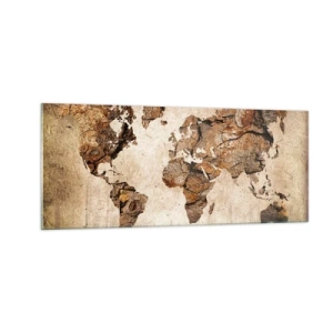 Billede på glas - Opdagelse af verden - 100x40 cm