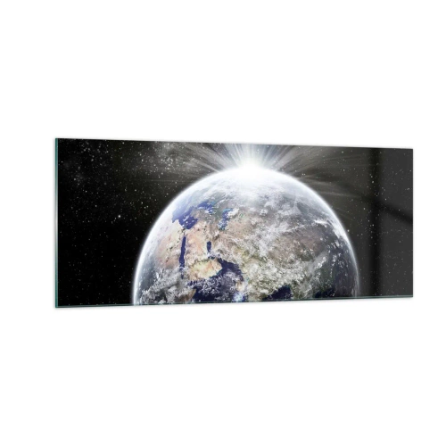 Billede på glas - I fuldt blus - 100x40 cm