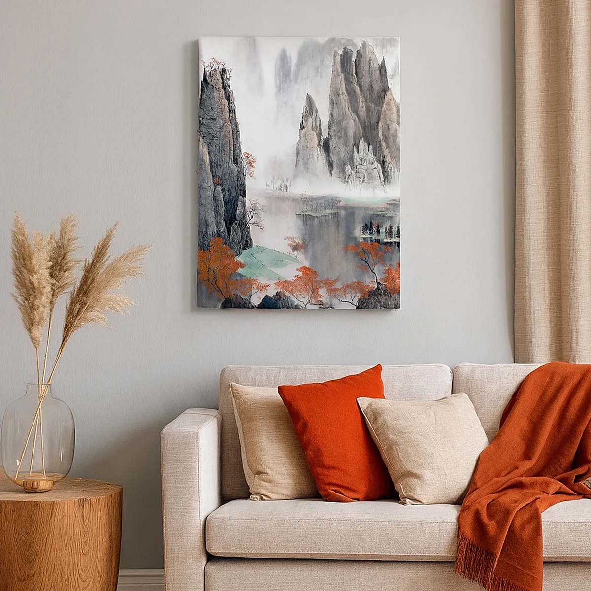 Lærredstryk - Billede på lærred - Stærke beskyttere - 50x70 cm