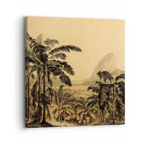Lærredstryk - Billede på lærred - I en kolonial atmosfære - 30x30 cm