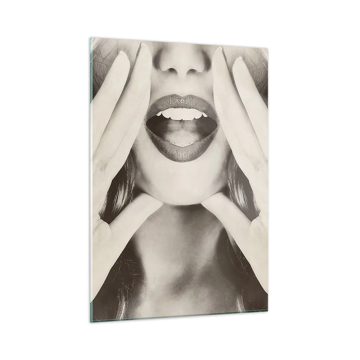 Billede på glas - Jeg er på vej! - 50x70 cm