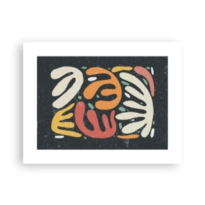 Plakat - Komposition - jeg er ved at fange dig - 40x30 cm