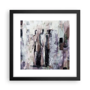 Plakat i sort ramme - De mystiske tre - 30x30 cm