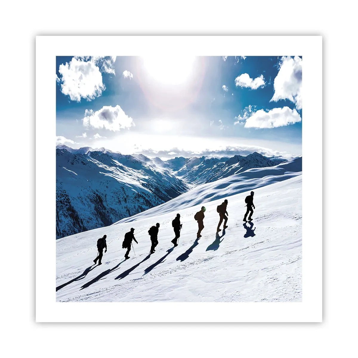 Plakat - Det vindende hold - 50x50 cm