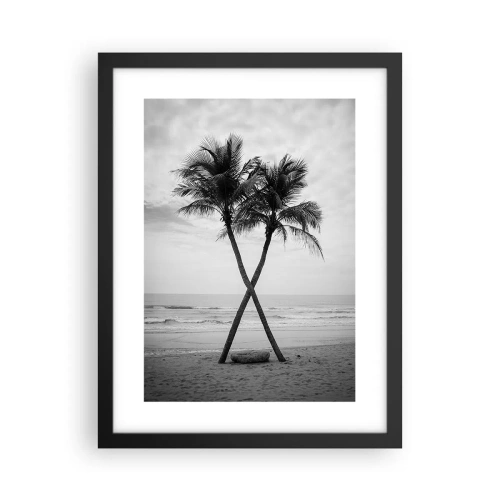 Plakat i sort ramme - Ømt nærvær - 30x40 cm