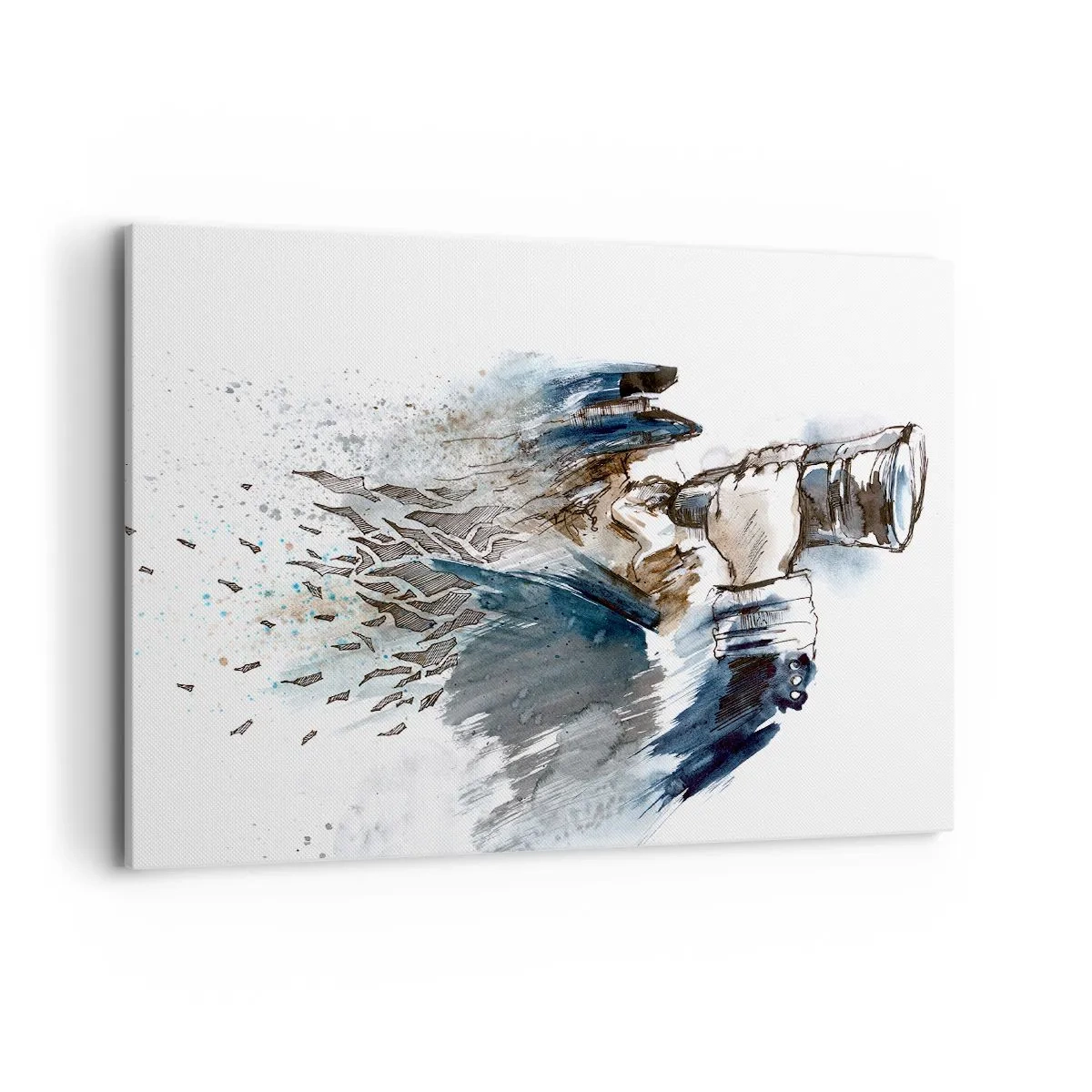 Lærredstryk - Billede på lærred - Ti på Beaufort-skalaen! - 100x70 cm