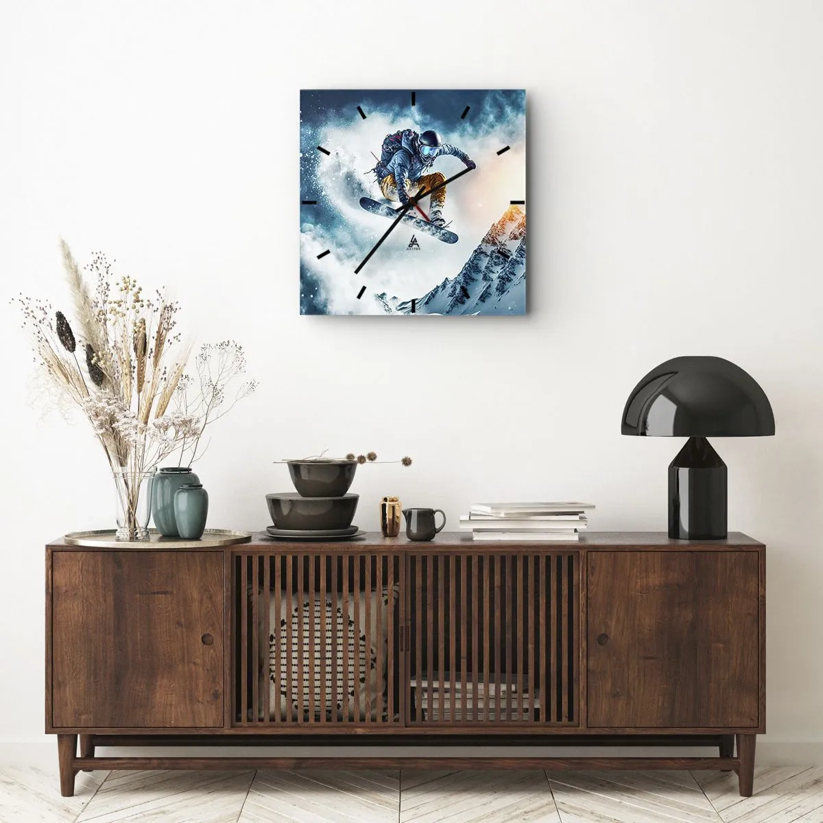 Vægur, Uret - Ekstreme følelser - 40x40 cm