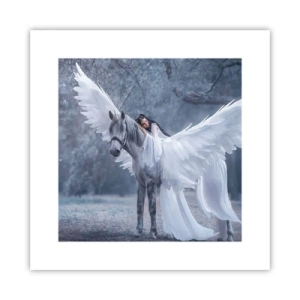 Plakat - Inspireret øjeblik - 30x30 cm