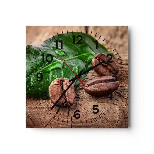 Vægur, Uret - Den sandeste og sorteste - 40x40 cm