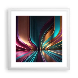 Plakat i hvid ramme - Lysets arkitektur - 40x40 cm