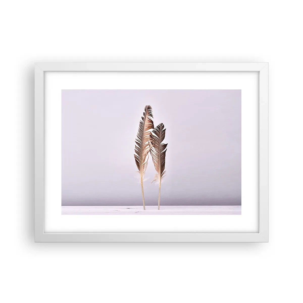 Plakat i hvid ramme - Mod intetheden - 40x30 cm