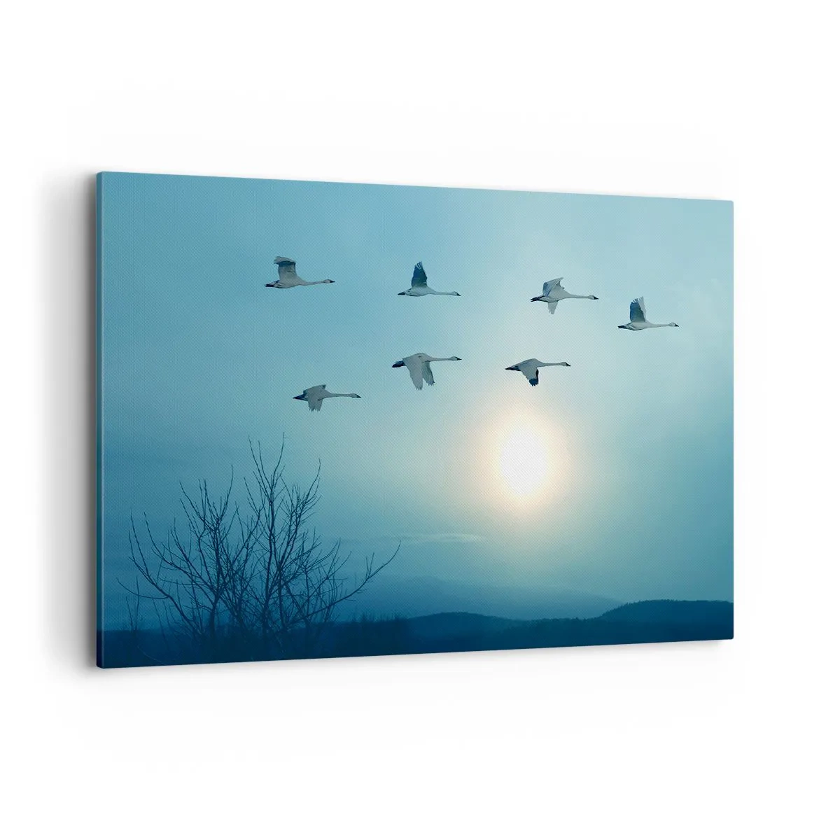 Lærredstryk - Billede på lærred - Farvel til sommeren for et år - 100x70 cm