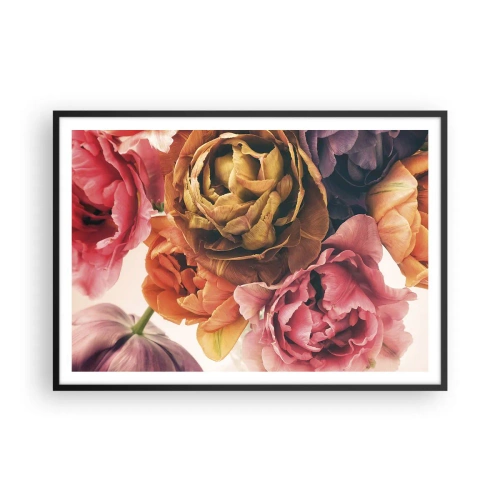 Plakat i sort ramme - Fejring af livet - 100x70 cm