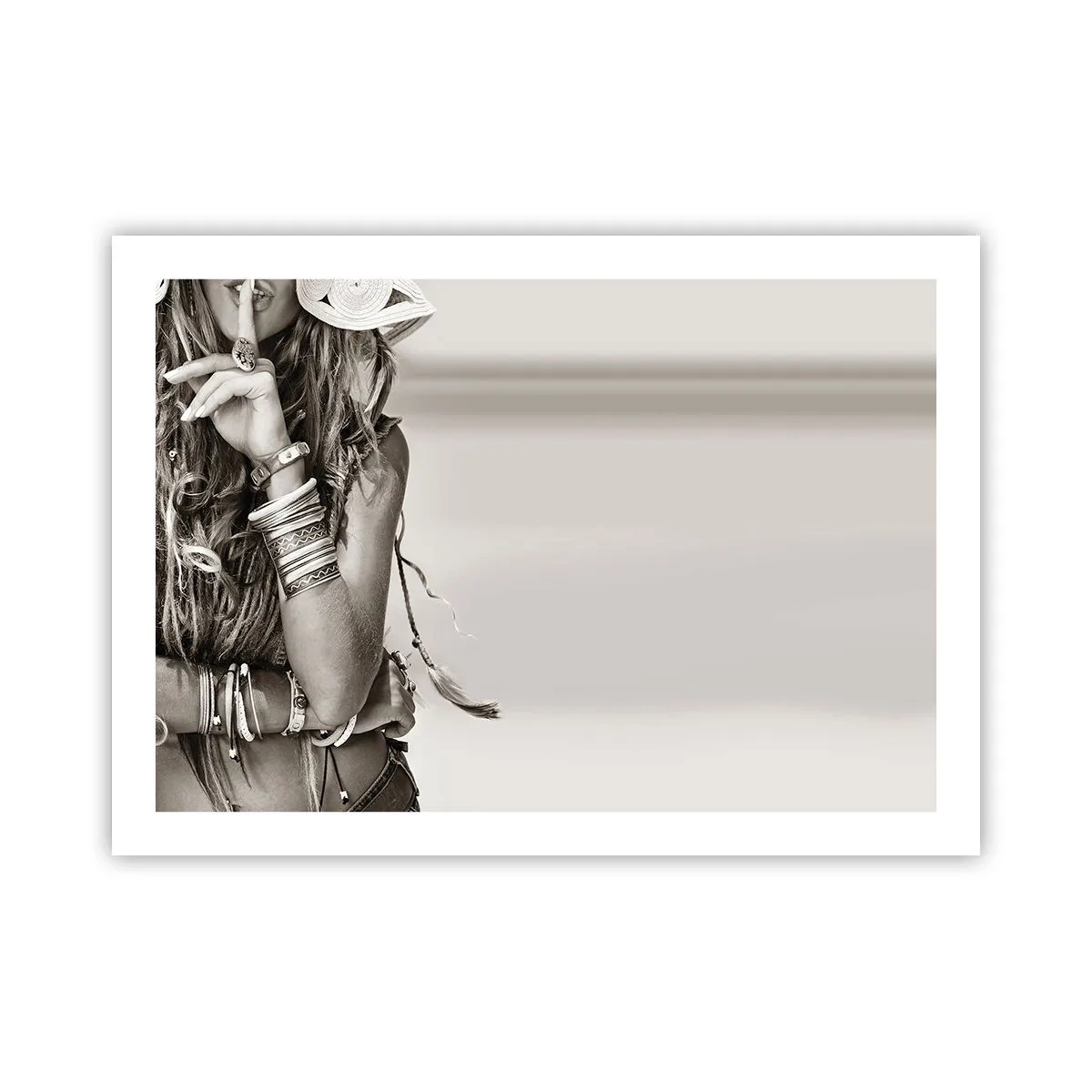 Plakat - Som en pige - 70x50 cm