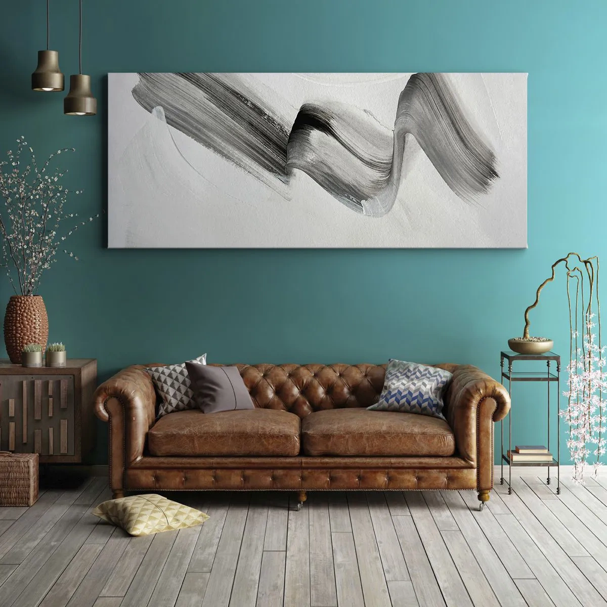 Lærredstryk - Billede på lærred - Bare for sjov - 100x40 cm