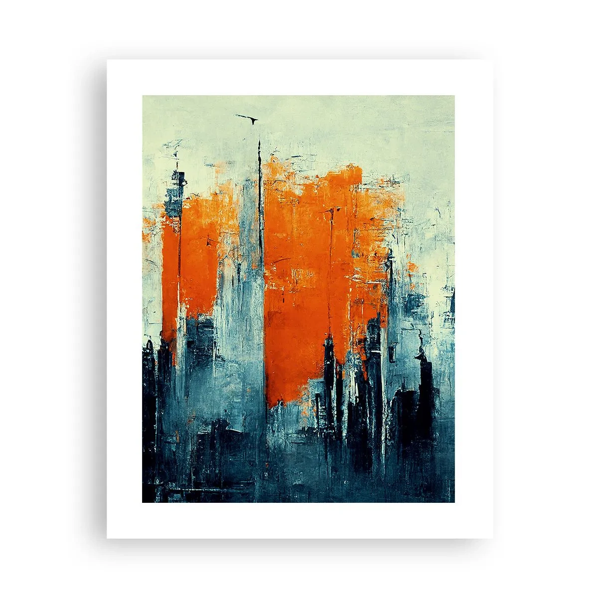 Plakat - Moderne landskab - 40x50 cm