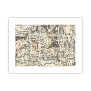 Plakat - Venter på at blive afkodet - 40x30 cm