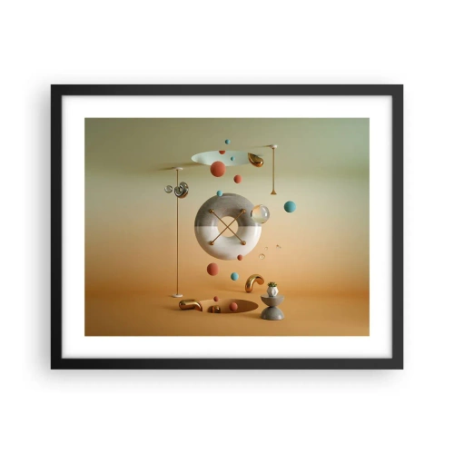 Plakat i sort ramme - Alt kan ske - 50x40 cm