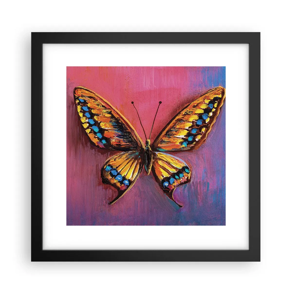 Plakat i sort ramme - Naturens juvel - 30x30 cm