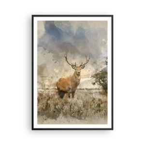 Plakat i sort ramme - Værdighed - styrke - værdighed - 70x100 cm