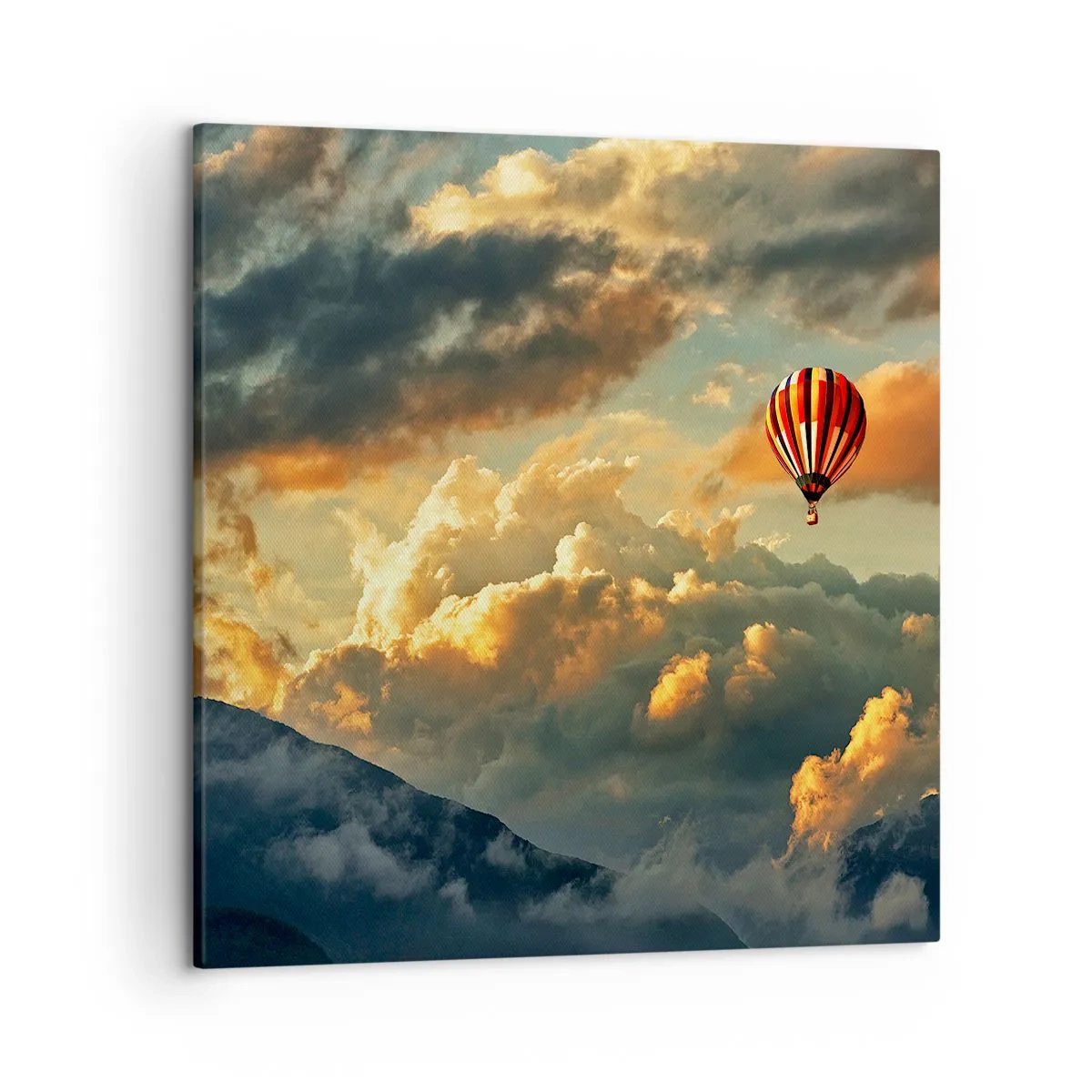 Lærredstryk - Billede på lærred - Jeg går, fordi jeg vil - 50x50 cm