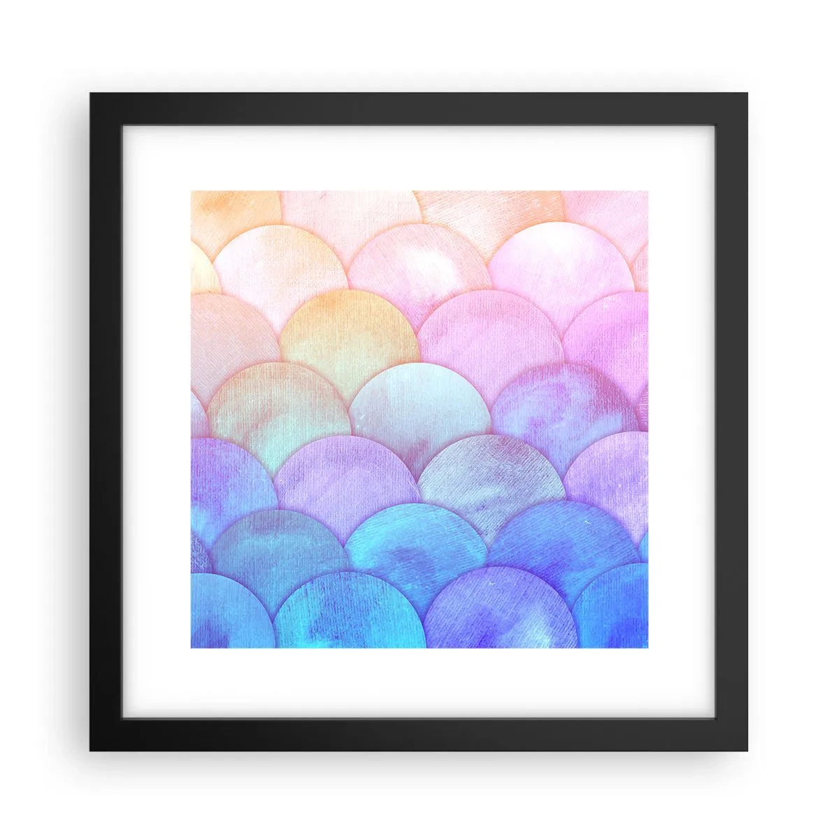 Plakat i sort ramme - Perleskaller - 30x30 cm