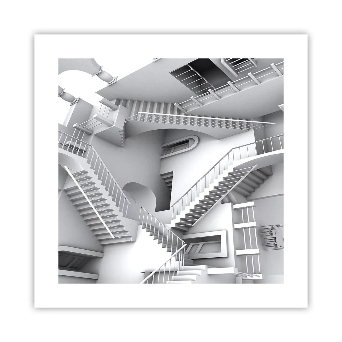 Plakat - Rummets paradokser - 40x40 cm