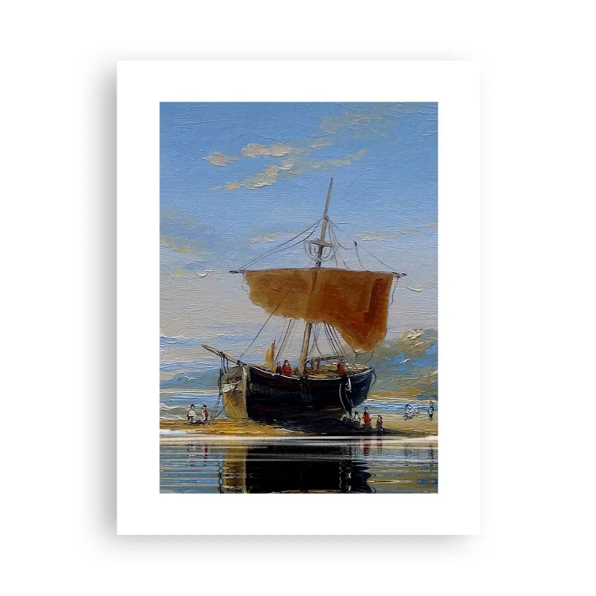 Plakat - Vand, jord, luft - 30x40 cm