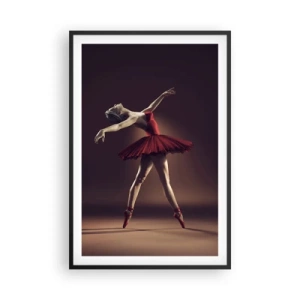 Plakat i sort ramme - Prima ballerina - 61x91 cm