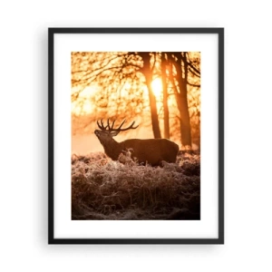 Plakat i sort ramme - En jægerdrøm - 40x50 cm