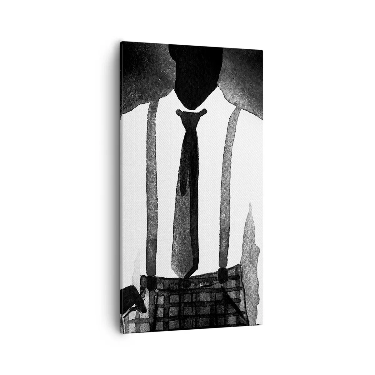 Lærredstryk - Billede på lærred - I en noir-atmosfære - 55x100 cm