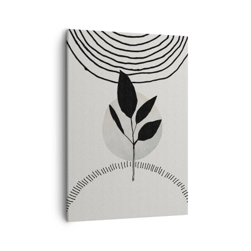 Lærredstryk - Billede på lærred - Komposition: naturens ritualer - 50x70 cm