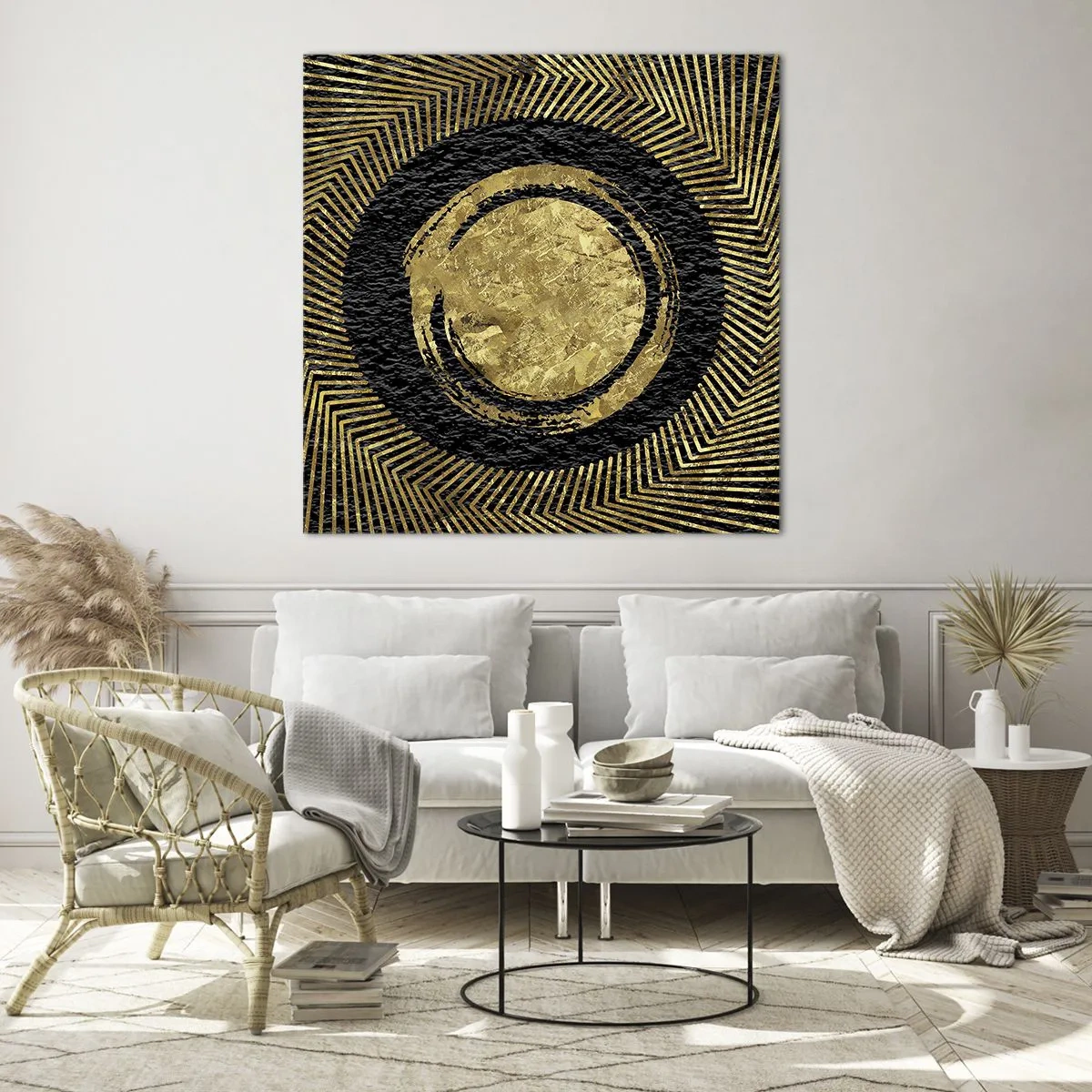 Billede på glas - Glamour-komposition - 60x60 cm