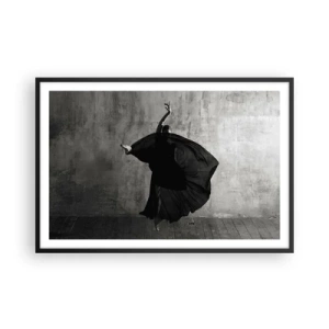 Plakat i sort ramme - Passioneret bælte - 91x61 cm