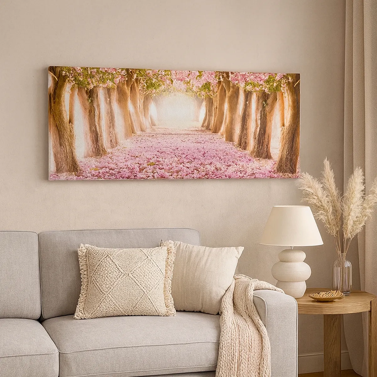 Lærredstryk - Billede på lærred - Vejen til paradis - 30x30 cm